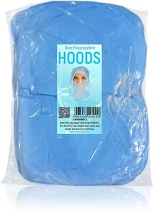 Hair Hood Bouffant and Beard Cover Net Combo Non Woven 100 Pack - Picture 1 of 3