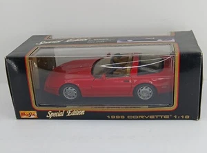 Maisto 1996 Chevrolet Corvette rot Maßstab 1:18 Diecast - Bild 1 von 6