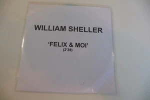 WILLIAM SHELLER CD PROMO POCHETTE PAPIER 1 TITRE FELIX ET MOI. - Imagen 1 de 2