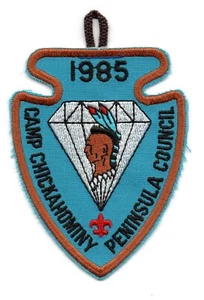 Camp Sale: Chickahominy Arrowhead Patch 1985, (Colonial VA Council), Mint - Picture 1 of 1