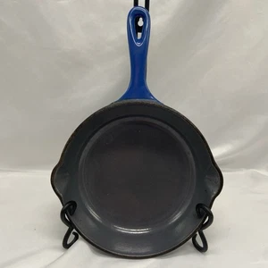 Cousances Padella in Ghisa Smaltata #20, Doppio Beccuccio, 7,5 in Blu Scuro - Foto 1 di 18