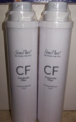 NEW 2x SimPure CF Water Filter Replacement Cartridge Y7 Reverse Osmosis System - Image 1 of 4