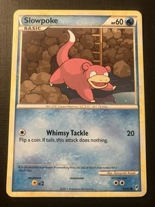 Slowpoke 70/95 Pokemon Call of Legends 2011 Common HP - Picture 1 of 3