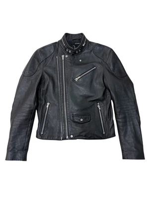 The Kooples Lambskin Leather Biker Jacket SS14 - Image 1 of 4