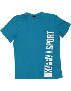 Camiseta Top KAPPA Para Hombre Gráfico XL Azul Algodón BI05 - Imagen 1 de 3