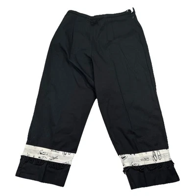 Pantalones de vestir cortos Stonebridge para mujer 8P (29x20) dobladillo negro con cuentas Foto 1 de 4