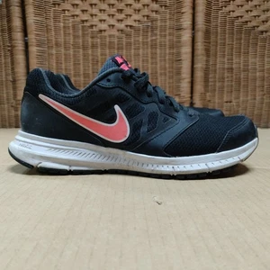 Nike Women's Downshifter 6 Running Shoes 684765-002 Size UK 5.5 Black and pink - Picture 1 of 18