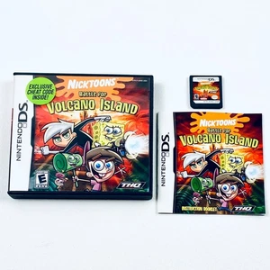 Nicktoons Battle For Volcano Island Nintendo DS 2006 komplett CIB mit Handbuch - Bild 1 von 6