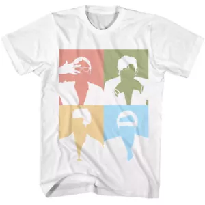 Kings Of Leon Andy Warhol Pastel Panels Men's T Shirt Alt Indie Rock Band - Picture 1 of 6