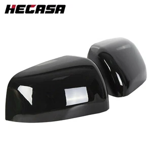Rear View Mirror Covers Cap Trim For Jeep Grand Cherokee Dodge Durango 2011-2021 - Foto 1 di 16