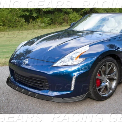 НЕОКРАШЕННЫЙ ЧЕРНЫЙ СПОЙЛЕР СПОЙЛЕР СПОЙЛЕР ПЕРЕДНИЙ БАМПЕР GT-STYLE ДЛЯ 13-20 NISSAN 370Z - Изображение 1 из 4