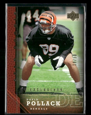 David Pollack 2005 Upper Deck RC 19/50 #230 - Image 1 of 2