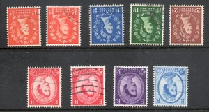 GB QE11 1958 WILDINGS INVERTED X 9 INC SG573wi FINE USED SG570wi - 576wi (3) - Picture 1 of 1