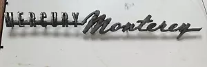 Auto BLING!! A Mercury Monterey script ++ Ornament Nameplate / Badge / Emblem - Foto 1 di 2