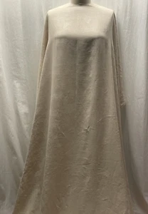 100% Pure Irish Linen Heavy Weight Beige Fabric 2 Yards Long 56" Wide - Picture 1 of 12