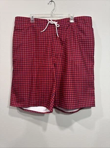 St. Johns Bay Board Short Swim Trunks Size 2XLT Big & Tall Brand New Red/Blue - Picture 1 of 5