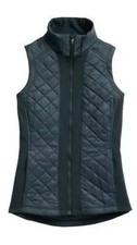 Colete Feminino Athleta Extra Extra Pequeno Isolado Preto Ativo Colete Acolchoado Extra Extra Pequeno