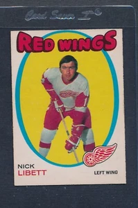 1971/72 OPC O-Pee-Chee #140 Nick Libett Red Wings EX *383 - Bild 1 von 1
