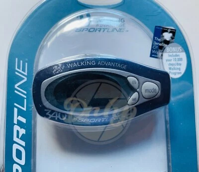 Sportline Step Counter Walking Advantage 340 Pedometer Distance Sealed - Image 1 of 3