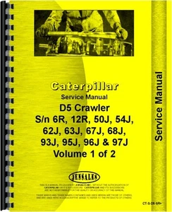 Caterpillar D5 Crawler Service Manual (CT-S-D5 6R+) - Picture 1 of 1