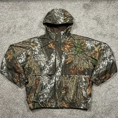 Cabelas Gore Tex Jacket Mossy Oak Break Up Camo Mens 2XL Regular Hunting Hooded - Image 1 of 4