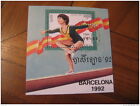Phnom Penh Cambodge 1992 Cancel Notepad Barcelona Olympic Games Spain