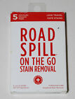 New Road Spill On the Go Stain Removal 4" x 6" Wipes Travel Pack 5 Pcs