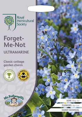 Mr Fothergills -  Flower - RHS Forget-Me-Not Ultramarine - 300 Seeds - Image 1 of 2