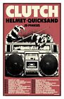 Clutch & Helmet North America Tour Concert Poster 11 X 17 Framed