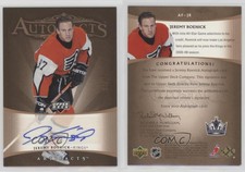 2005-06 Upper Deck Artifacts Auto-Facts Copper /75 Jeremy Roenick #AF-JR Auto