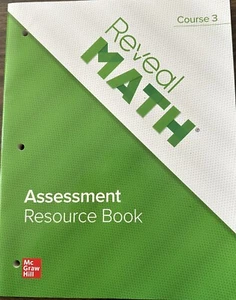 Reveal McGraw Hill Math Grade 8 Course 3 Assessment Resource Book Test Quiz 2025 - Picture 1 of 7