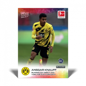 2021 TOPPS NOW BUNDESLIGA #152 ANSGAR KNAUFF (RC) - ASSIST IN DEBUT - 3/20/21 - Picture 1 of 2