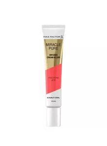MAX FACTOR MIRACLE PURE INFUSED CREAM BLUSH 02 SUNLIT CORAL NEW FREEPOST UK - Picture 1 of 1