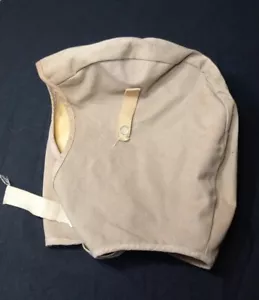 Vintage Childs Aviator Style Hat Cap Light Tan Snaps Adjustable Fleece Lining - Bild 1 von 6