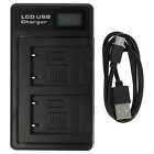 Dual Usb Battery Charger For Casio Exilim Ex-N5 Ex-N50 Ex-N5be Ex-N50be 4.2V