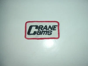 Crane Cams Sew On Patch 3 3/4" X 2" Hat Jacket Coat Racing - Picture 1 of 2