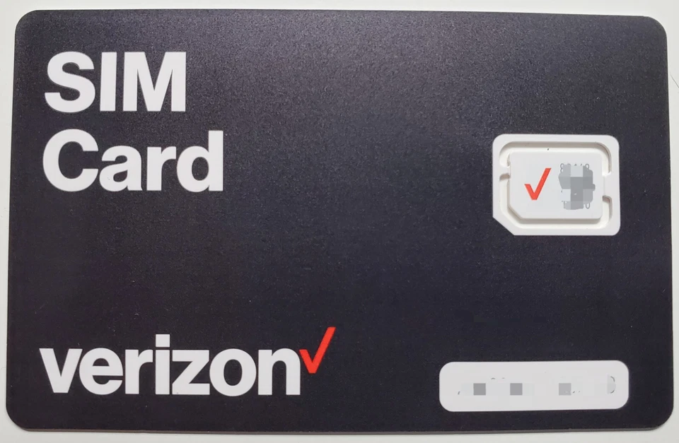 Verizon SIM card • iPhone 6 6+ iPhone 6s 6s+ iPhone 7 7+ iPhone 8 X READ INSIDE - Image 1 of 1