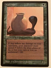 Magic the Gathering MTG Arabian Nights Nafs Asp Dark NM (Beta Bob)