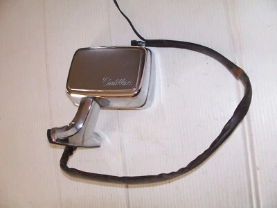 1989 1990 1991 1992 BROUGHAM LEFT POWER SIDE REAR VIEW MIRROR ELECTRIC USED OEM - Image 1 of 4