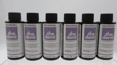 6 Paul Mitchell The Demi color de cabello semipermanente 10PA 2 OZ ceniza perla Foto 1 de 2