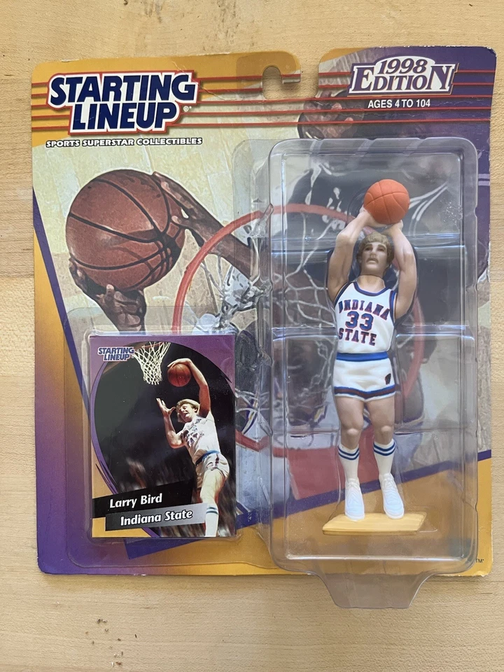 Figura Hasbro Larry Bird alineación inicial estado indio nueva en caja Foto 1 de 2
