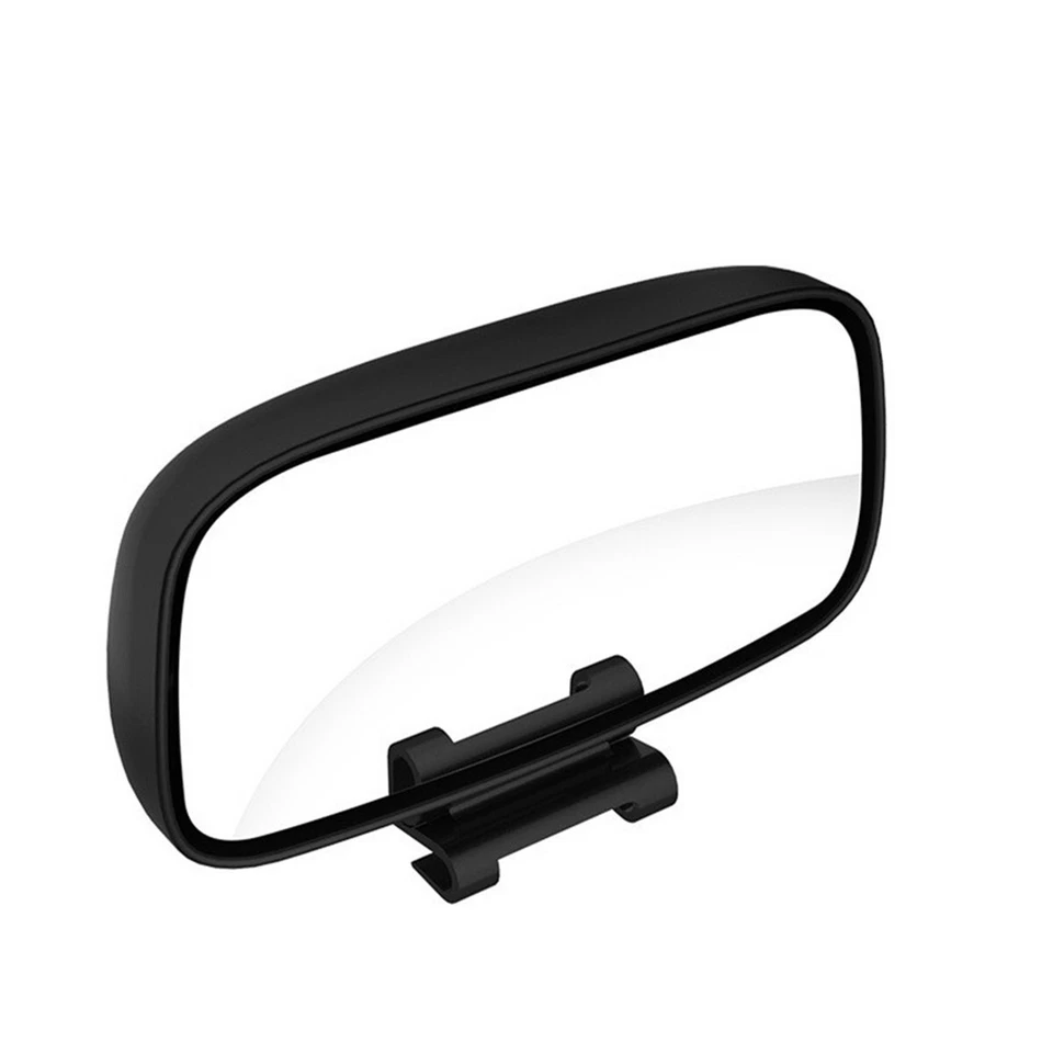 Espejo retrovisor lateral 360° para coche montaje punto ciego paso a presión para estacionamiento auxiliar Foto 1 de 4