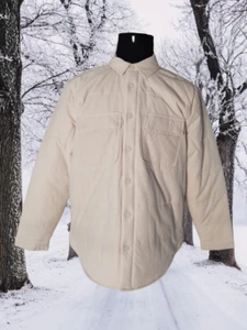 APT. 9 WEISSE STEPPWATTIERTE HERREN-WINTERJACKE STANDARD FIT – GRÖSSE XL - Bild 1 von 7