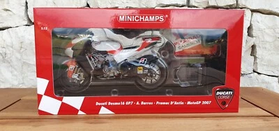 Minichamps  1:12 Ducati Desmo 16 GP7 Alex Barros Moto GP2007-122070004 - Immagine 1 di 4