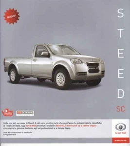 Catalogue brochure Great Wall Steed SC 05/2010 Italie Italia - Imagen 1 de 1