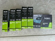 ASUS GeForce GTX 1660 6GB Phoenix Fan OC Edition LOT OF 6 FAST SHIP 🚚🚀