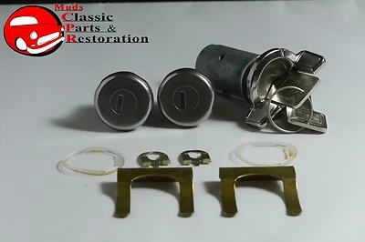 Переключатель зажигания дверные замки набор ключей Chevelle El Camino Monte Carlo GTO Cadillac - Изображение 1 из 4