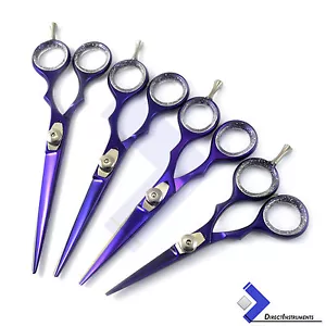 Professional Purple Barber Salon Hair Cutting Scissors Hairdressing Salon Shears - Picture 1 of 1