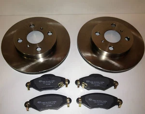 SE ADAPTA A PASTILLAS DE FRENO DELANTERAS Y DISCOS VENTILADOS TOYOTA YARIS 1.0 1.3 1.4 1.4D - Imagen 1 de 1