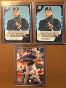 Bowman 2 Primo Anno Esordienti Brandon McCarthy Atlanta Braves White Sox One UD - Foto 1 di 2